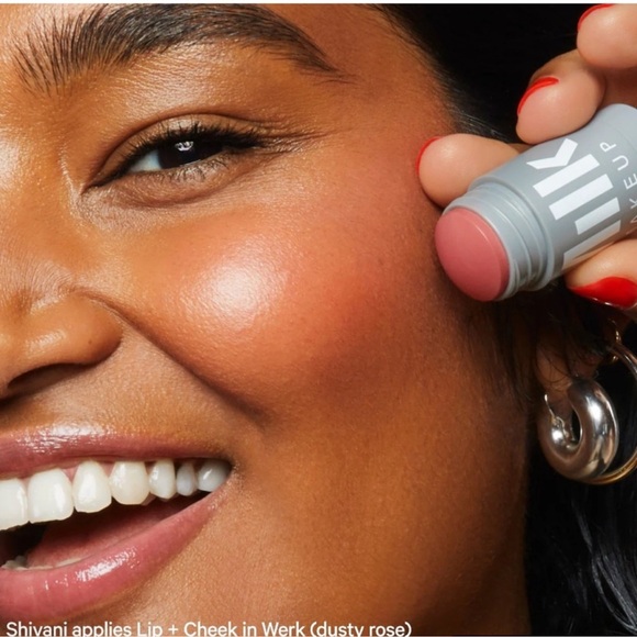 MILK Makeup Lip + Cheek Cream Blush Stick in Werk - Picture 10 of 12